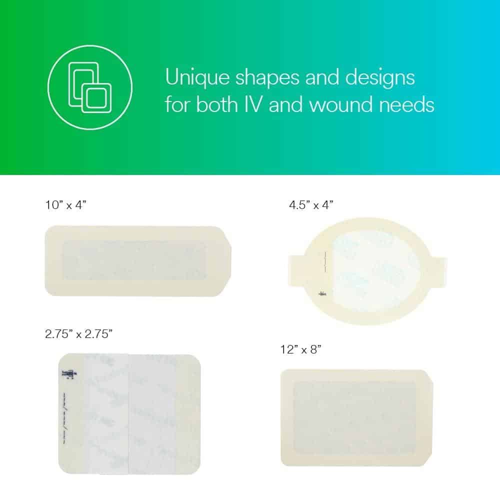 Pansament steril transparent, 10x10cm, 50buc, Tegaderm Film, 3M product image 4