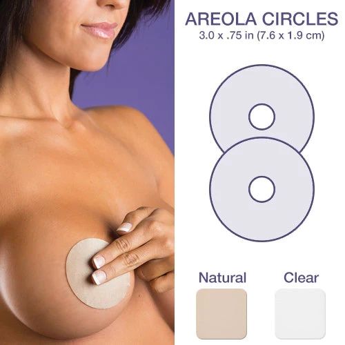 Plasture pentru cicatrici, 7.6x1.9cm, Epi-Derm Clear Areola Circles, 2 buc product image