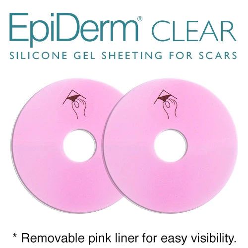 Plasture pentru cicatrici, 7.6x1.9cm, Epi-Derm Clear Areola Circles, 2 buc product image 2