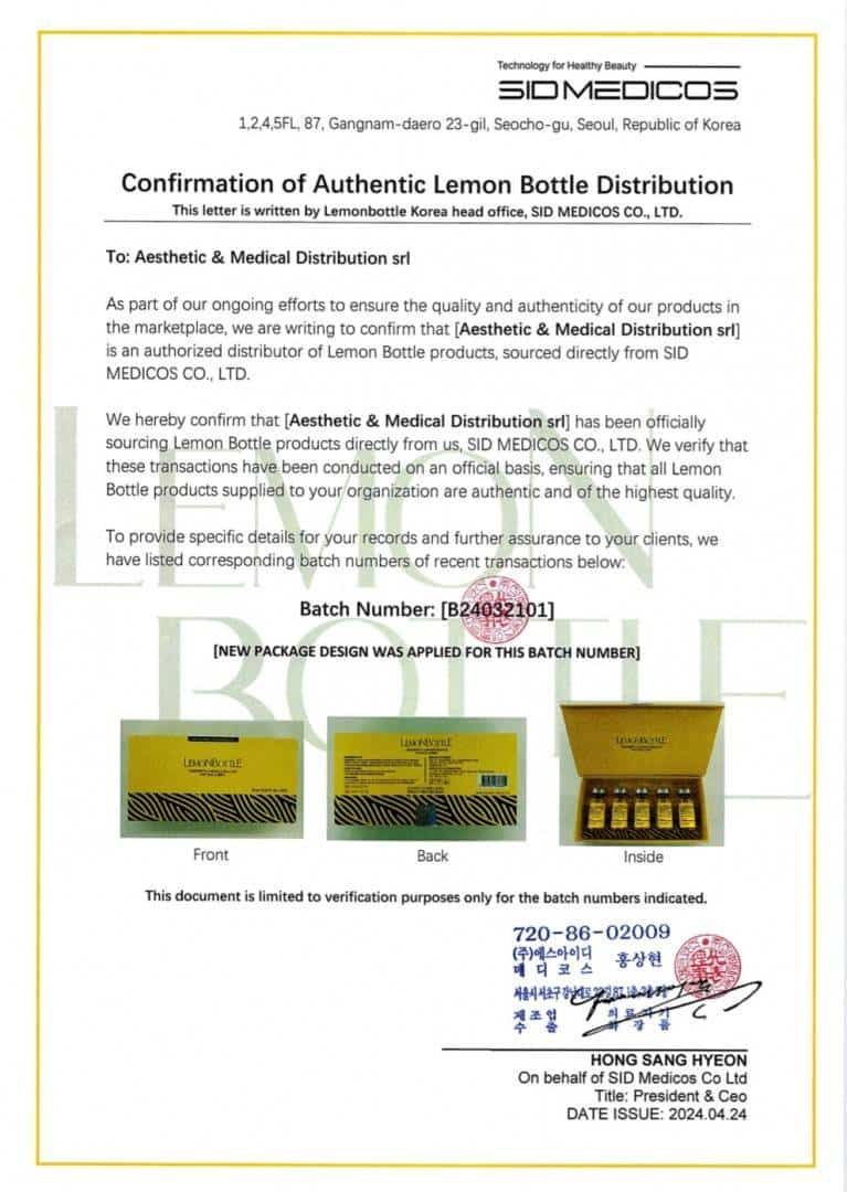 Lemon Bottle SkinBooster - cutie 6 fiole x 3.5 ml product image 2