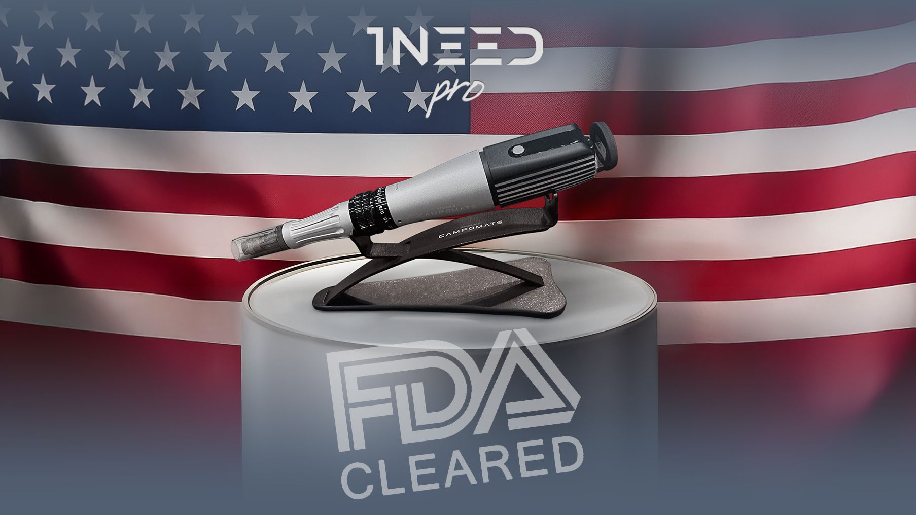 1NEED Pro Campomats, dispozitiv microneedling medical și micropricking estetic aprobat FDA product image 2