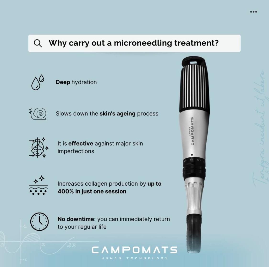 1NEED Pro Campomats, dispozitiv microneedling medical și micropricking estetic product image 7