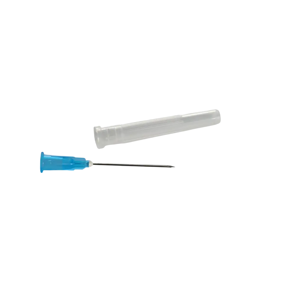 Ace hipodermice sterile 23G x 32 mm (albastre), 100 buc – Farmac Zabban product image 2