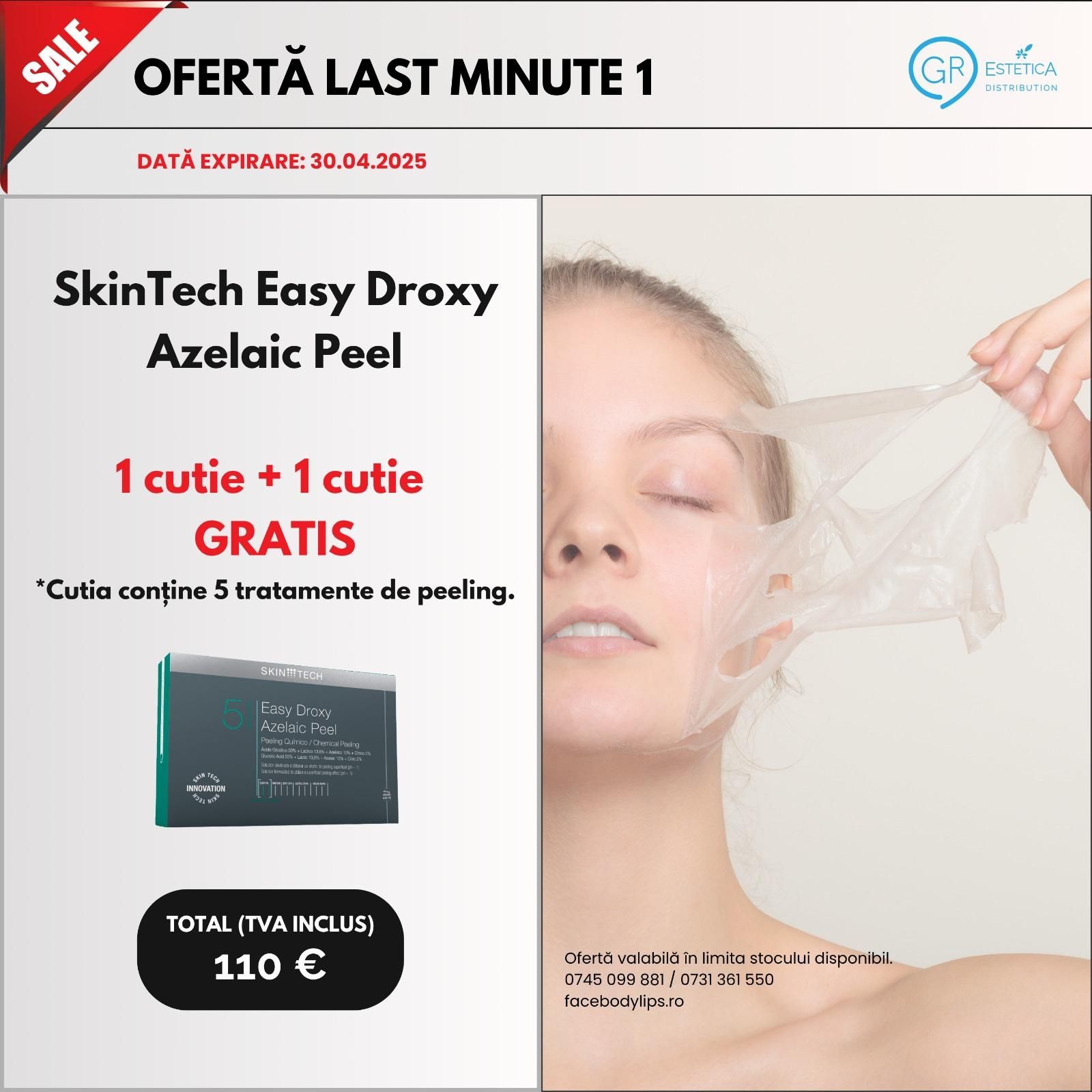 Ofertă SkinTech Easy Droxy Azelaic Peel 1 cutie + 1 cutie product image