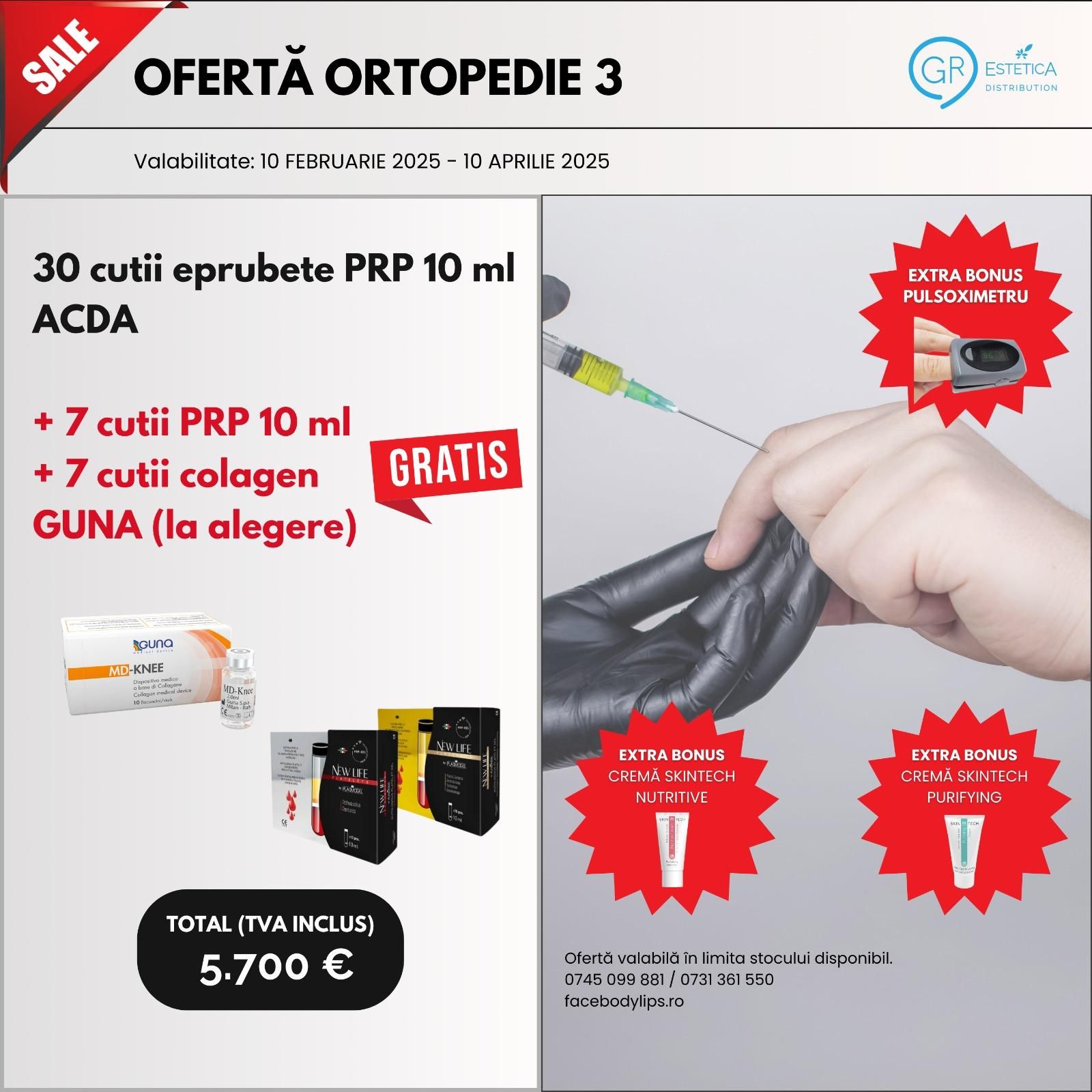 Oferă: 37 cutii x 10 eprubete PRP 10 ml ACDA + 7 cutii colagen Guna product image
