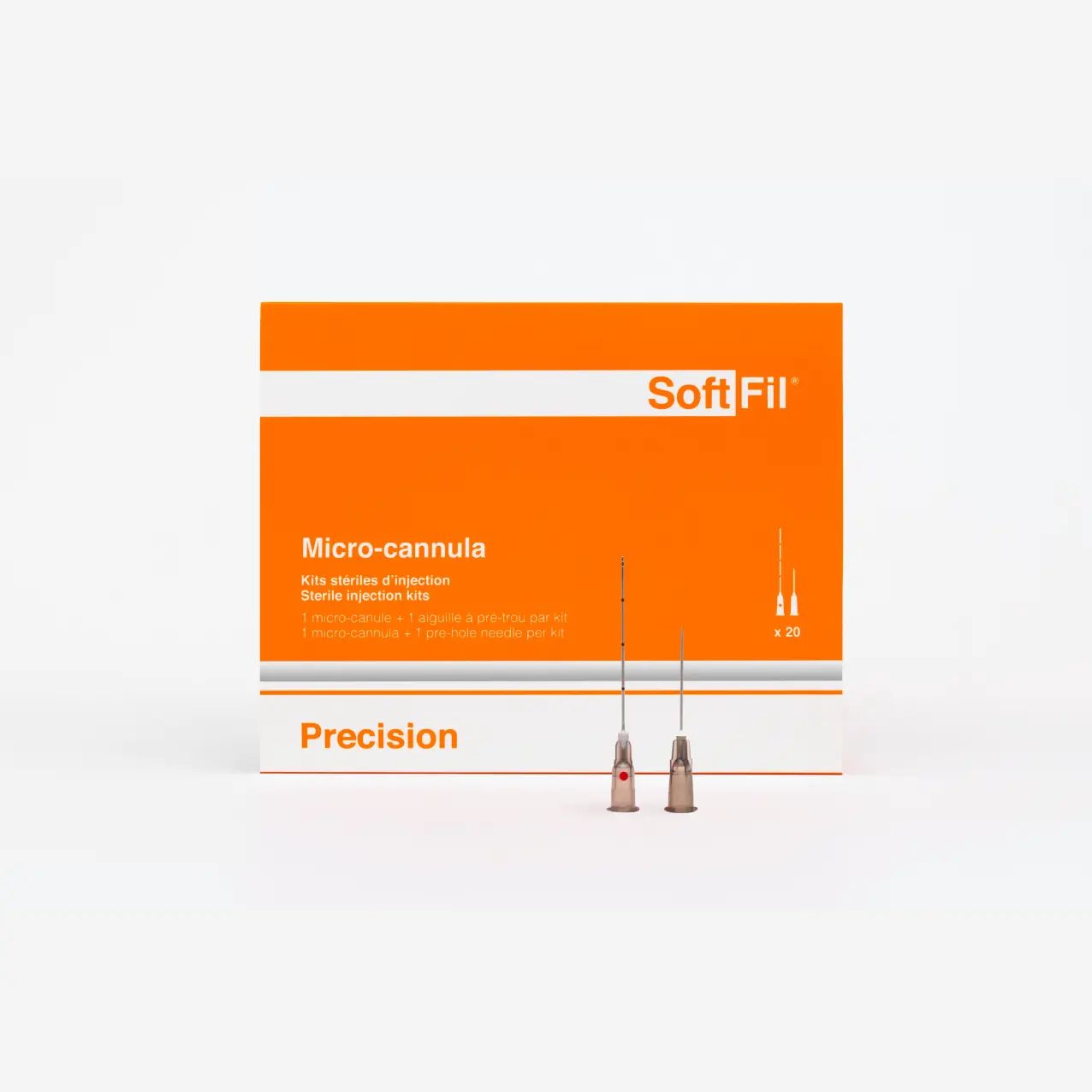 Microcanula 22G x 40mm XL, SoftFil Precision product image
