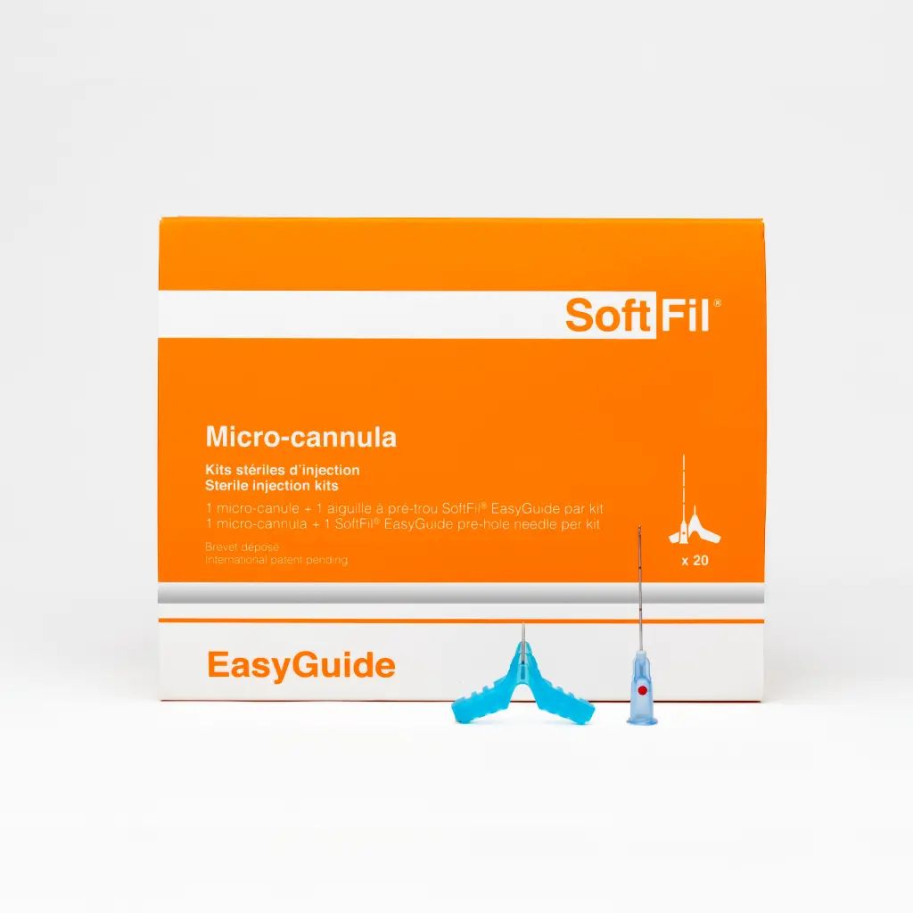 Microcanula 23G x 30mm, ac pre-injectare 5mm, SoftFil EasyGuide product image
