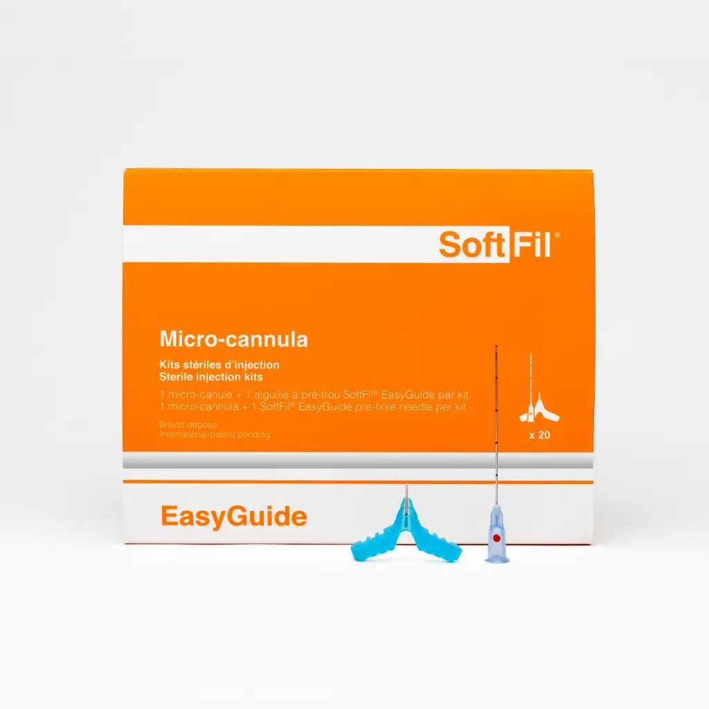 Microcanula 23G x 50mm, ac pre-injectare 5mm, SoftFil EasyGuide product image
