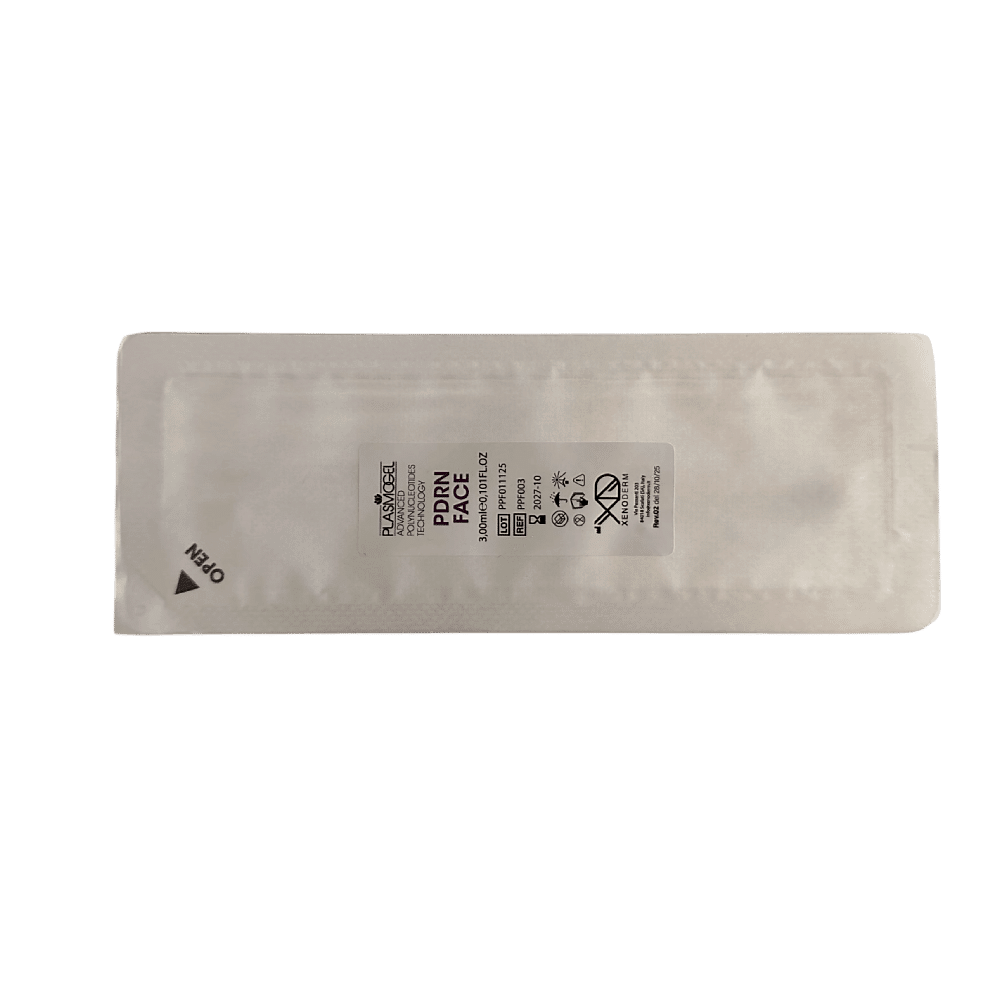 PLASMOGEL PDRN FACE – Polinucleotide 25 mg + Acid Hialuronic 10 mg pentru revitalizare facială (2 × 1,5 ml) product image 3