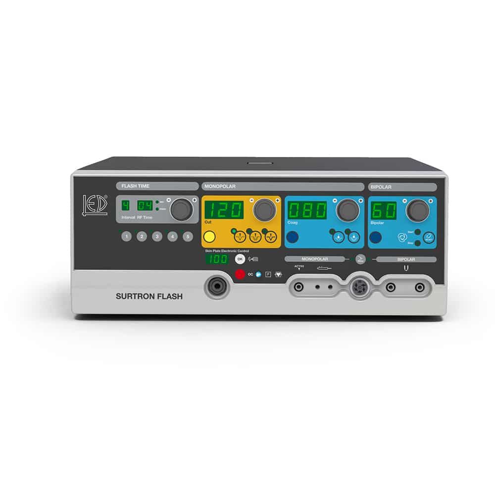 Surtron Flash 120 – Electrocauter radiofrecvență monopolar și bipolar 120W – precizie microchirurgicală și puls flash product image 2