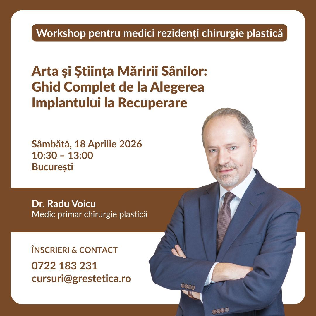 Workshop GRATUIT: Arta și Știința Măririi Sânilor - Ghid Complet de la Alegerea Implantului la Recuperare product image