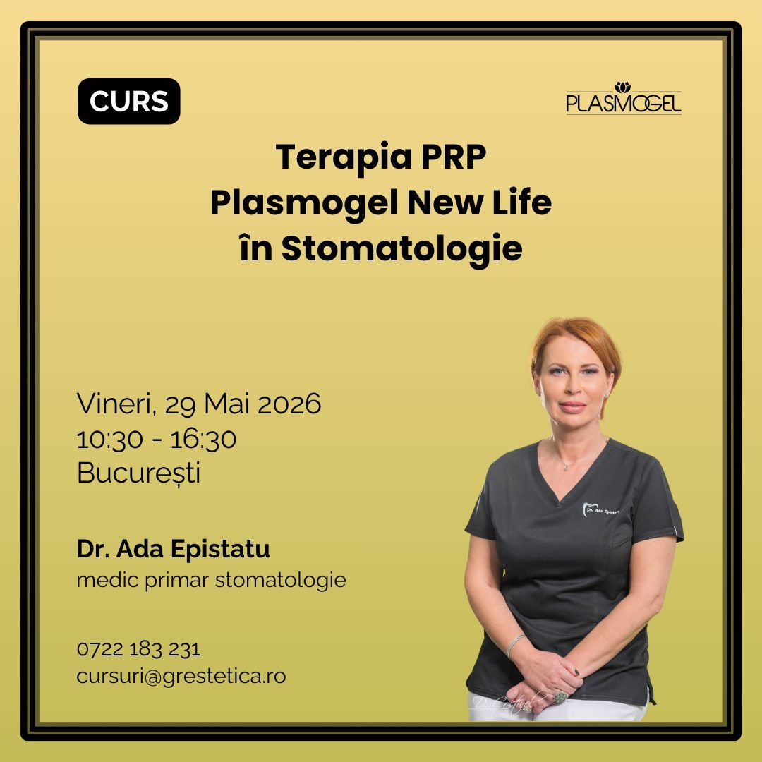 Curs: Terapia PRP Plasmogel New Life în Stomatologie, Dr. Ada Epistatu product image