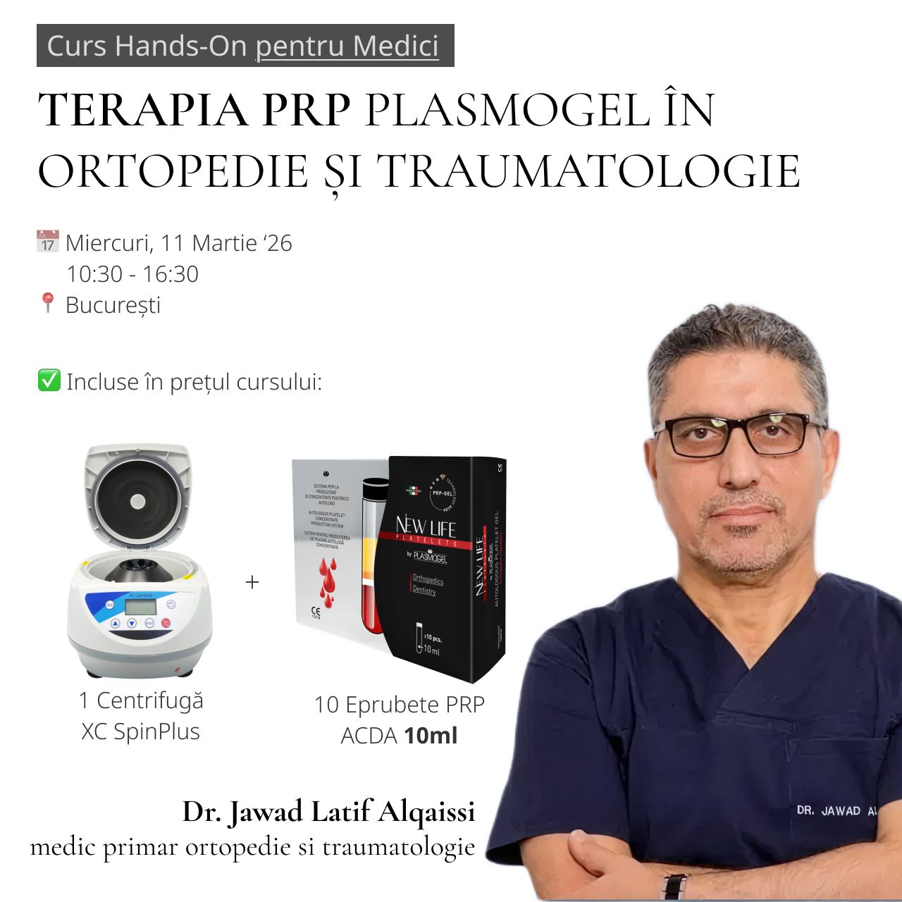 Curs PRP Plasmogel în Ortopedie și Traumatologie product image
