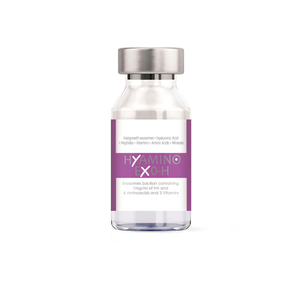 Exozomi pentru creșterea părului + peptide + vitamine + aminoacizi + acid hialuronic. Hyamino EXO-H, 5 fiole x 5ml product image 2