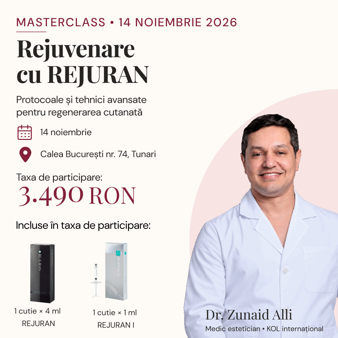 Masterclass REJURAN – Rejuvenare Facială cu Dr. Zunaid Alli  imagine 1