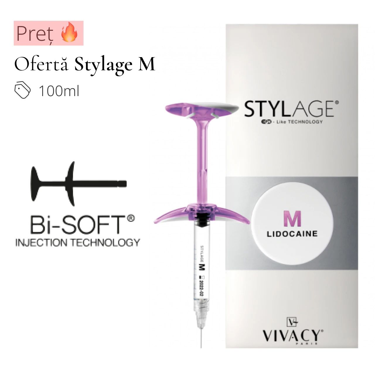 Oferta Acid Hialuronic Stylage M 100ml product image