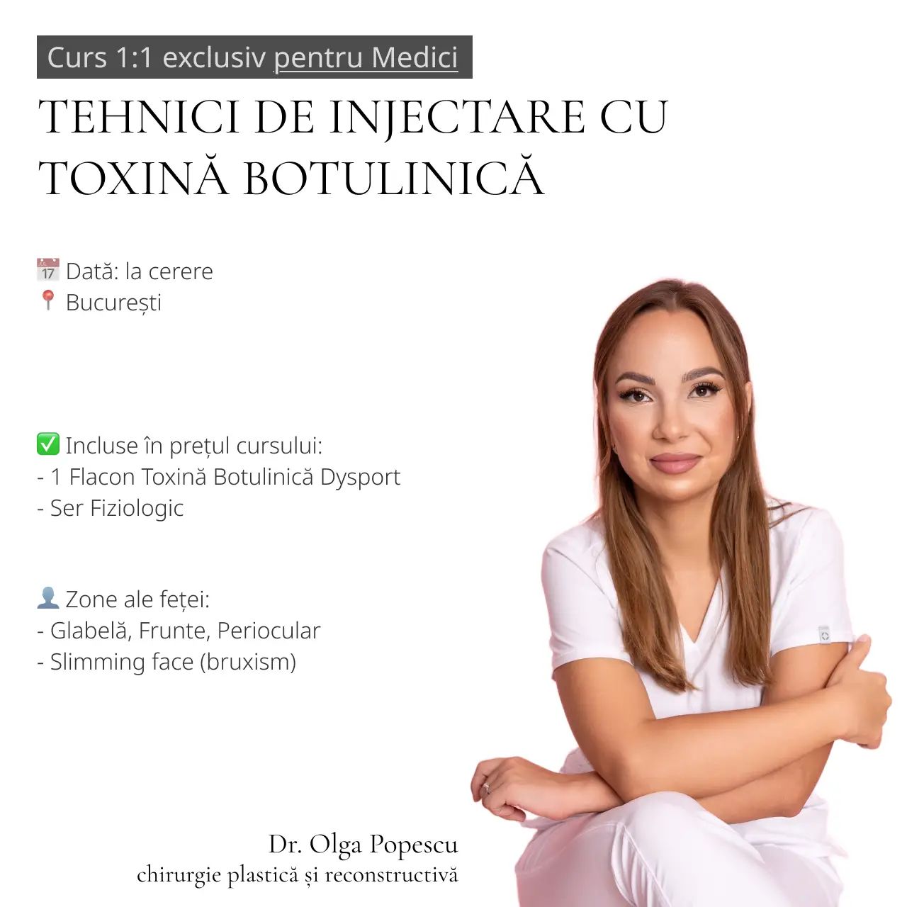Curs Tehnici de injectare cu toxină botulinică 1 la 1 product image