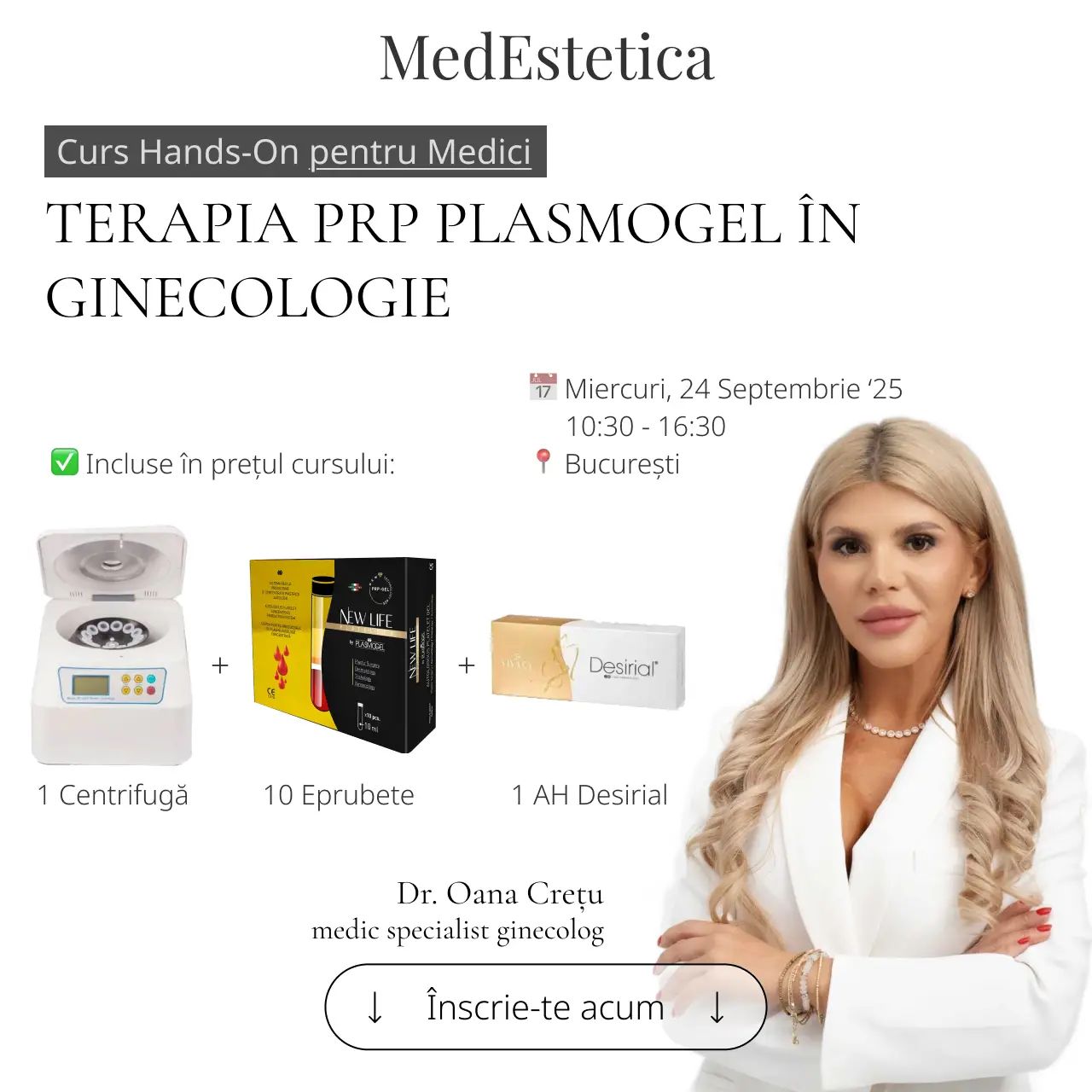 Curs PRP Plasmogel În Ginecologie: Regenerare Și Rejuvenare Intimă product image