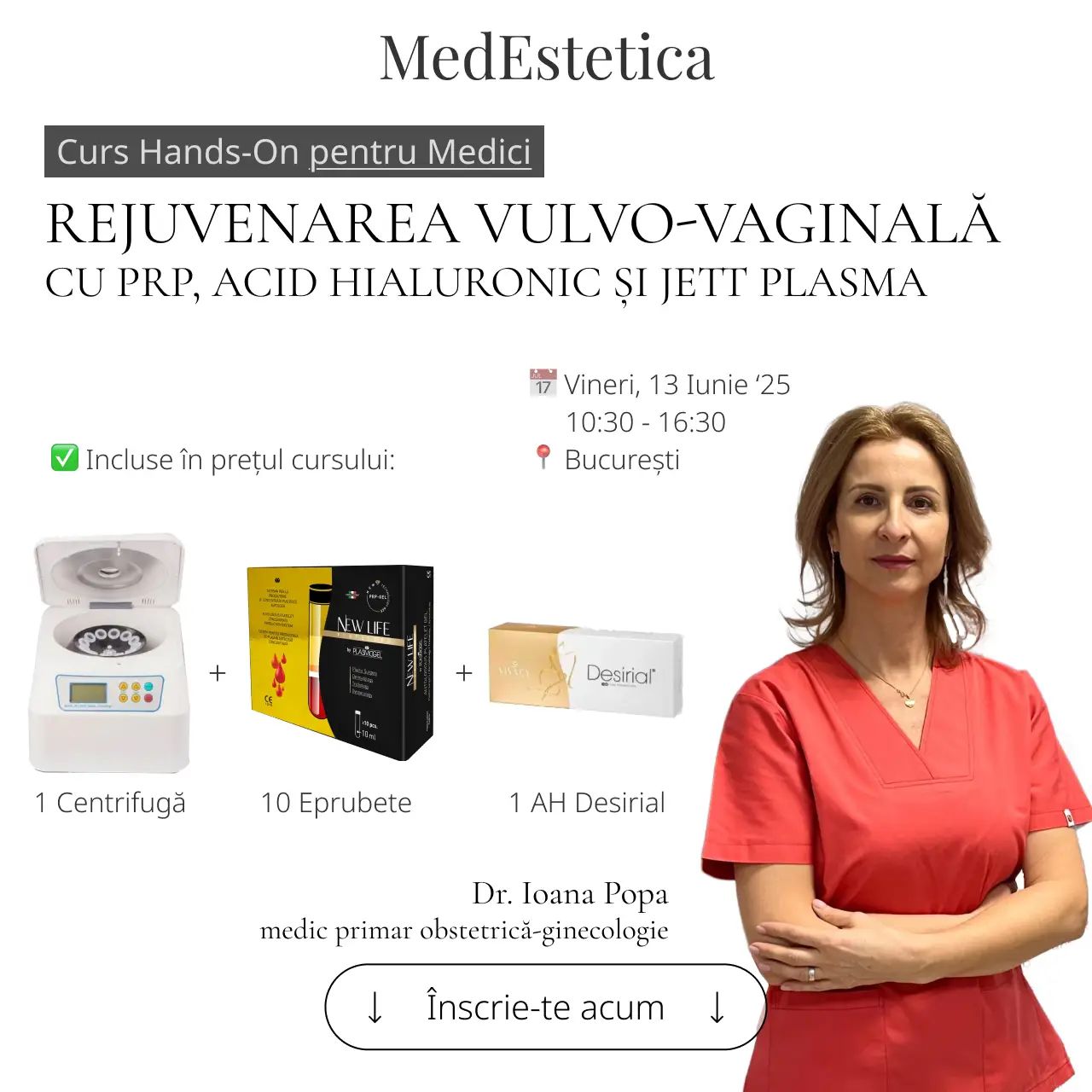 Curs Rejuvenare Vulvo-Vaginala cu PRP, Acid Hialuronic si Jett Plasma product image