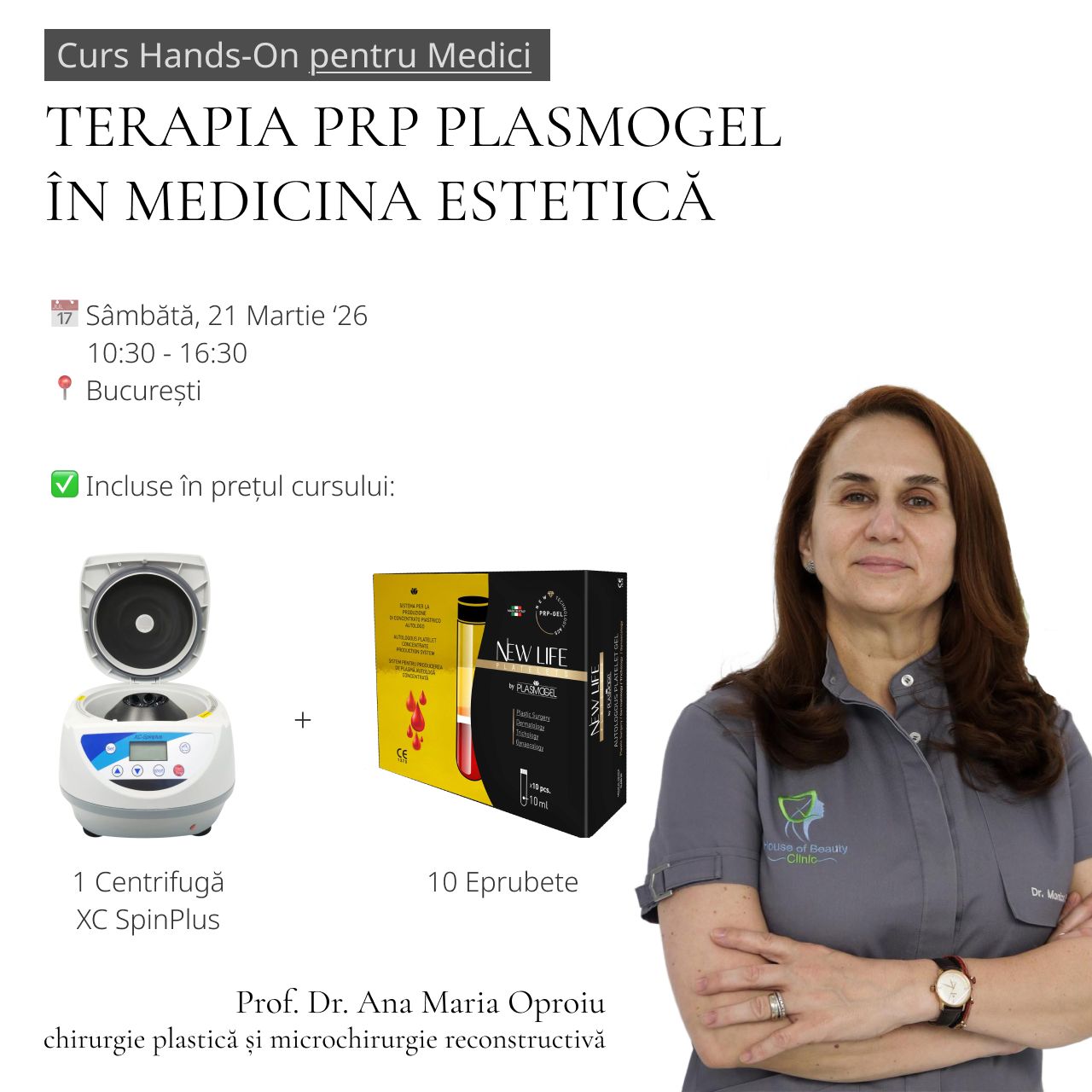 Curs PRP Plasmogel și Biofiller în Medicina Estetica product image