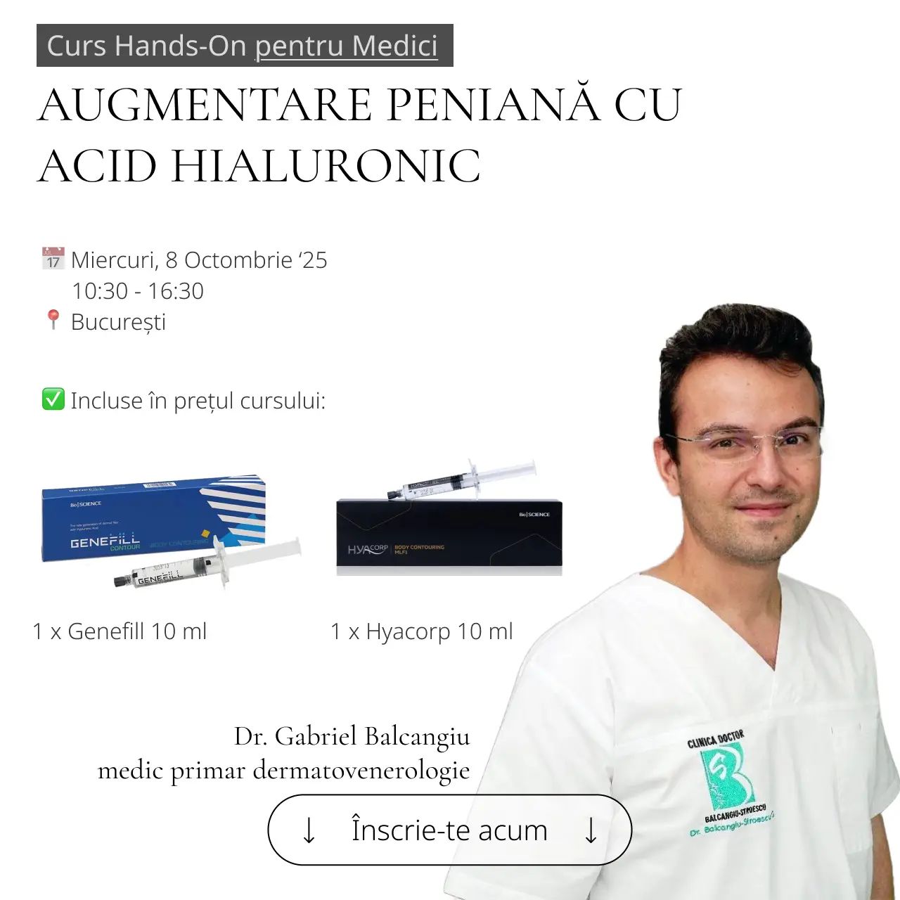 Curs Acid Hialuronic Augmentare Peniana - Hands-On product image