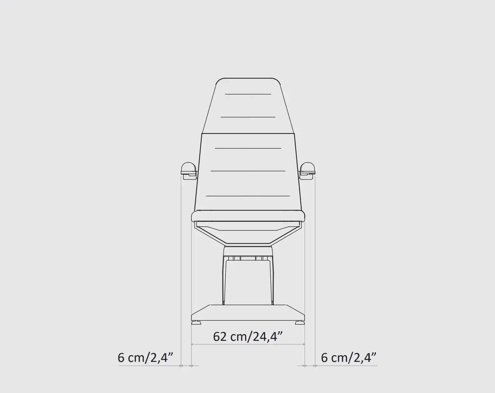 Lemi 4 scaun medical extensibil complet reglabil, 4 motoare product image 8