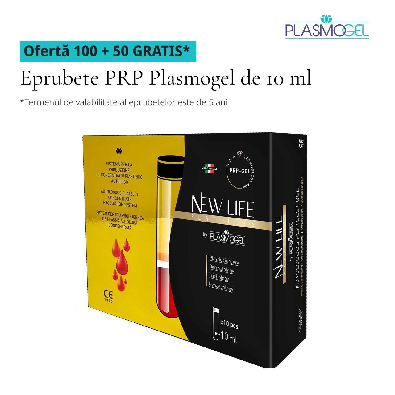 Oferta Eprubete PRP Plasmogel 10+5 product image