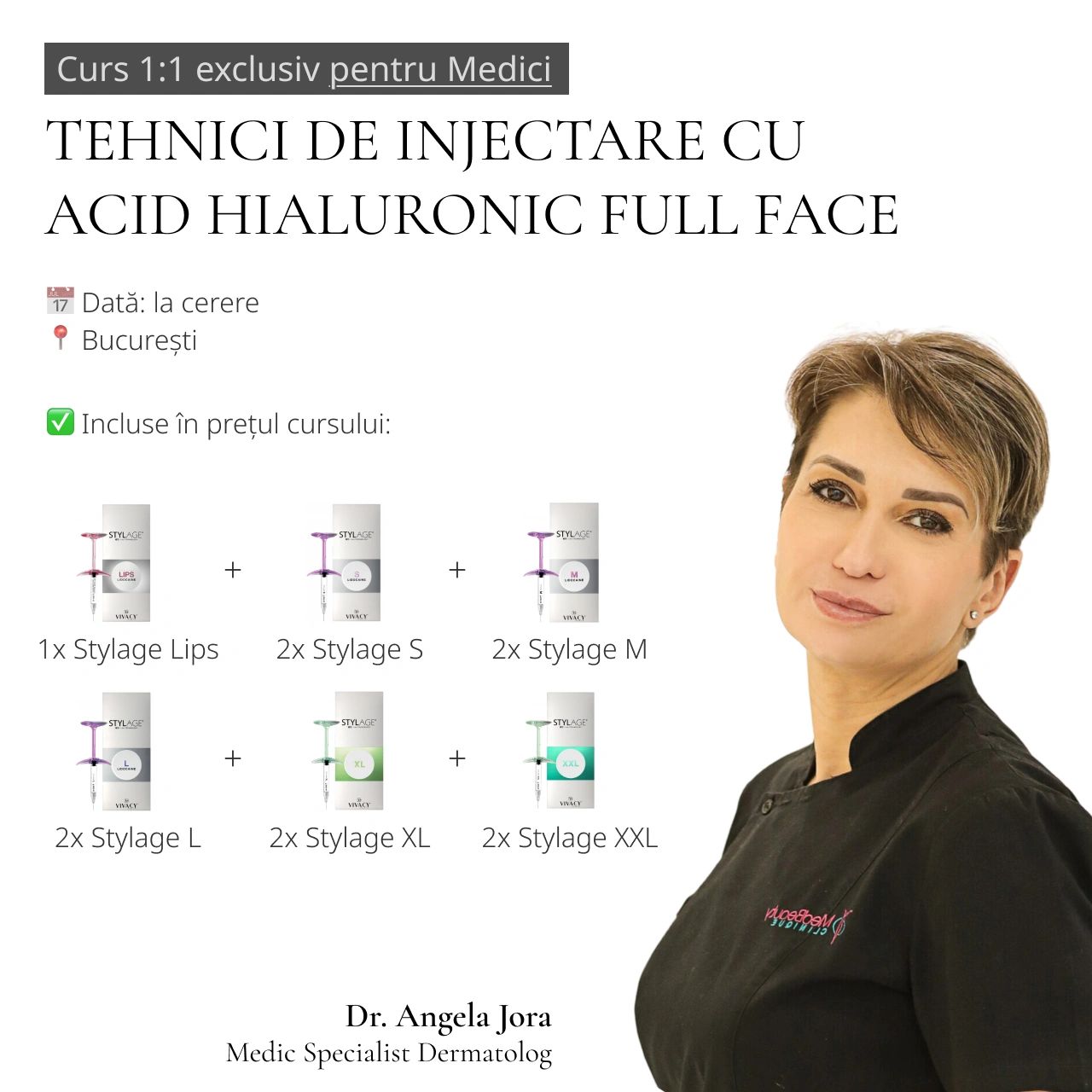 Curs Tehnici de Injectare cu Acid Hialuronic Full Face 1 la 1 product image