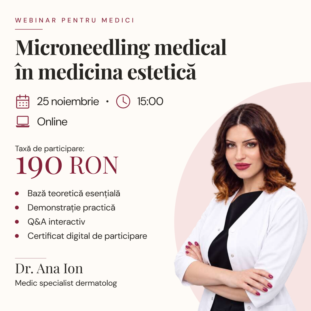 Webinar Microneedling Medical în Medicina Estetică product image